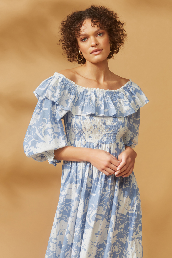Amalfi Dress Sea Mist Blue