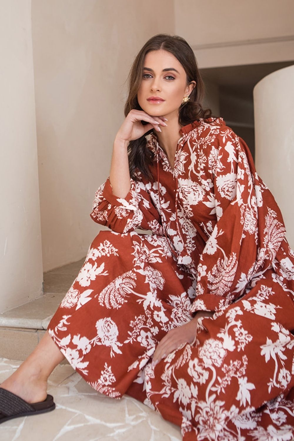 Eadie Dress Rust