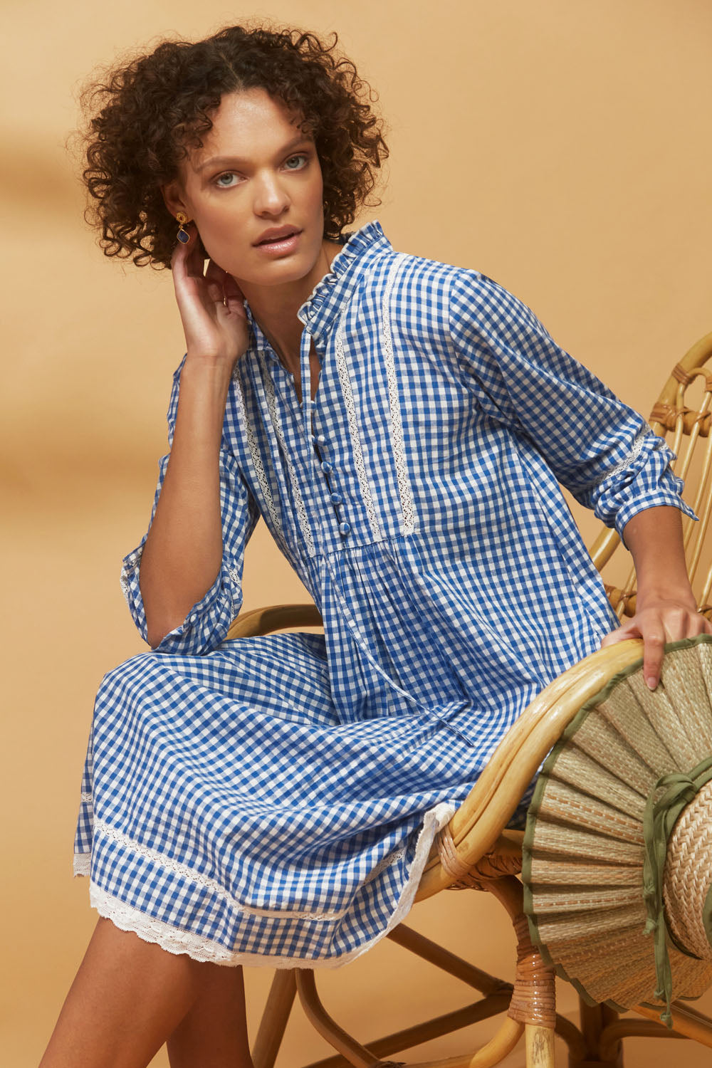 Gingham Louisa Dress S