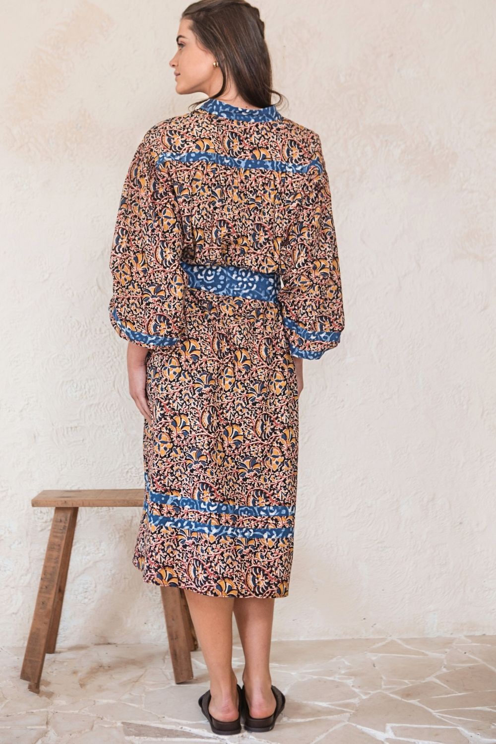 Angelina Block Print Dress