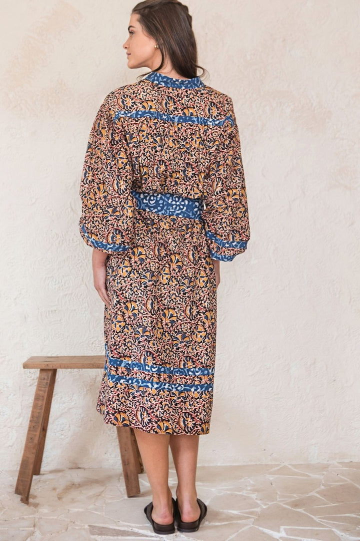 Angelina Block Print Dress