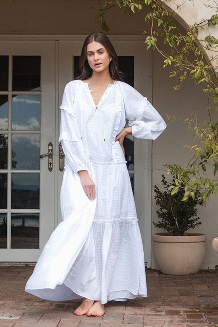 White Florence Dress