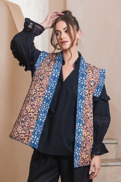 Block Print Vest