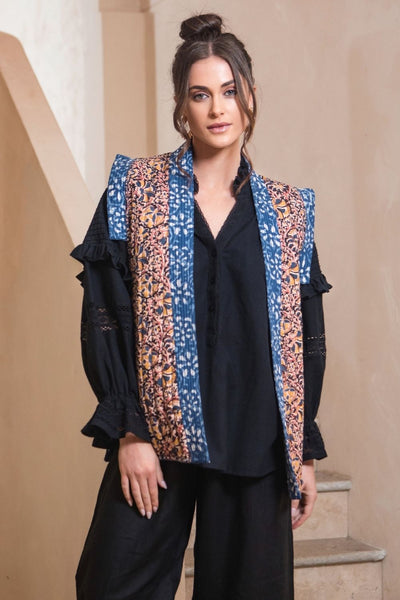 Block Print Vest