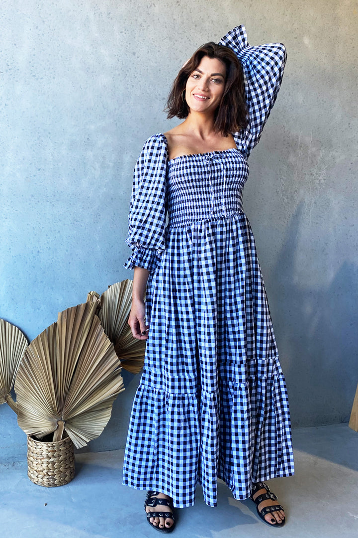 Gingham Amalfi Maxi Dress