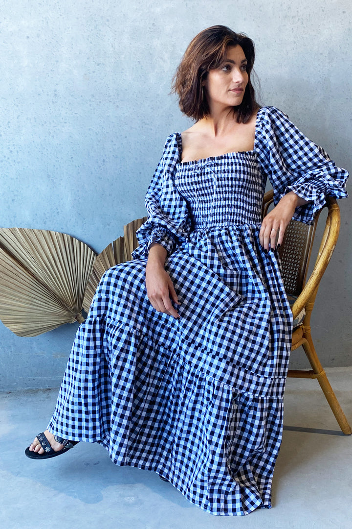Gingham Amalfi Maxi Dress