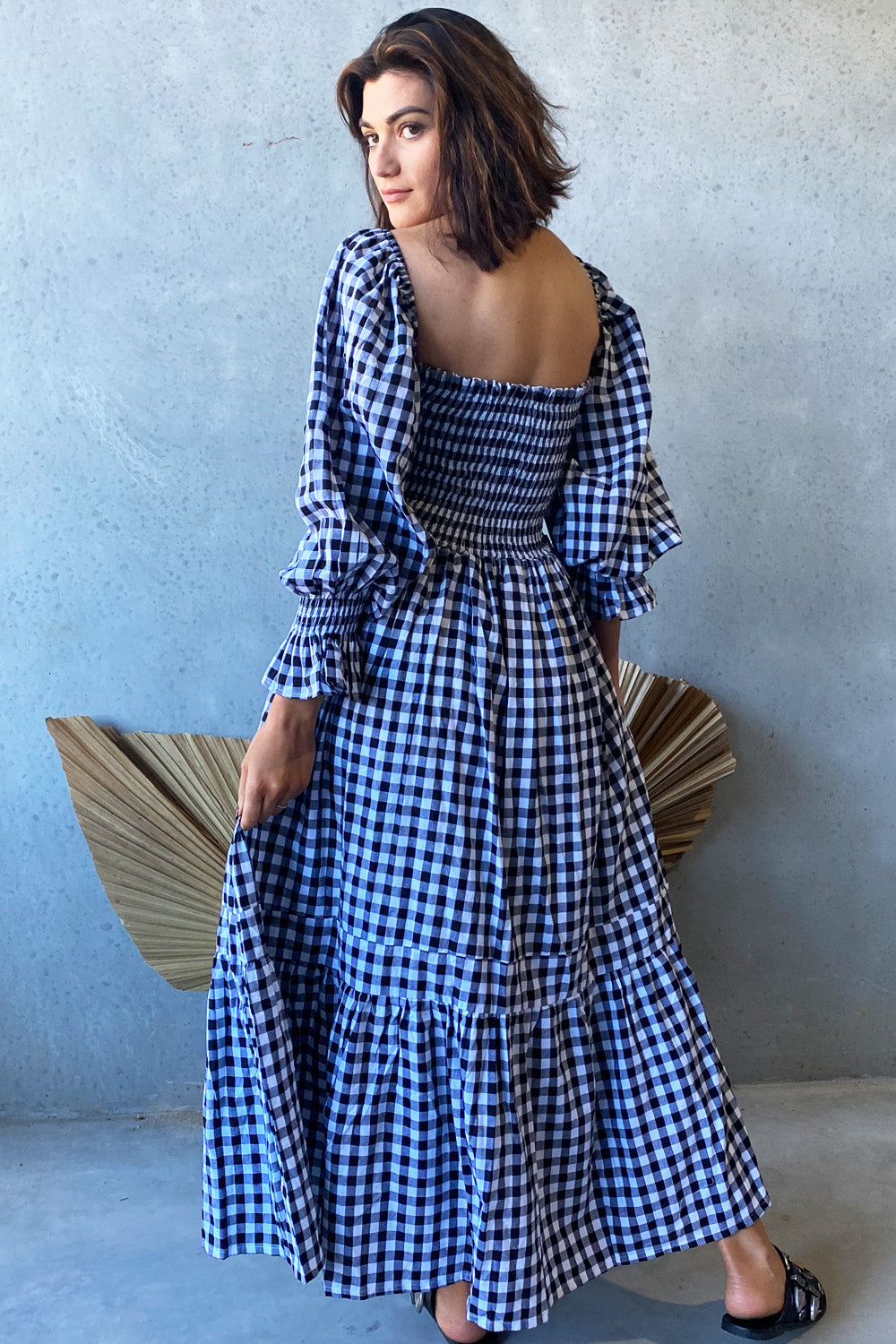 Gingham Amalfi Maxi Dress