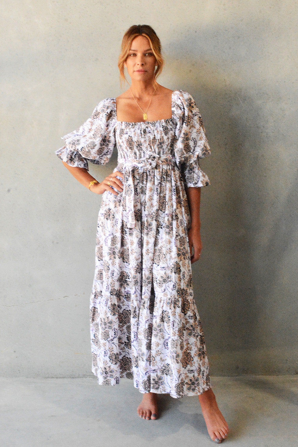 Amalfi Dress Sorrento Print