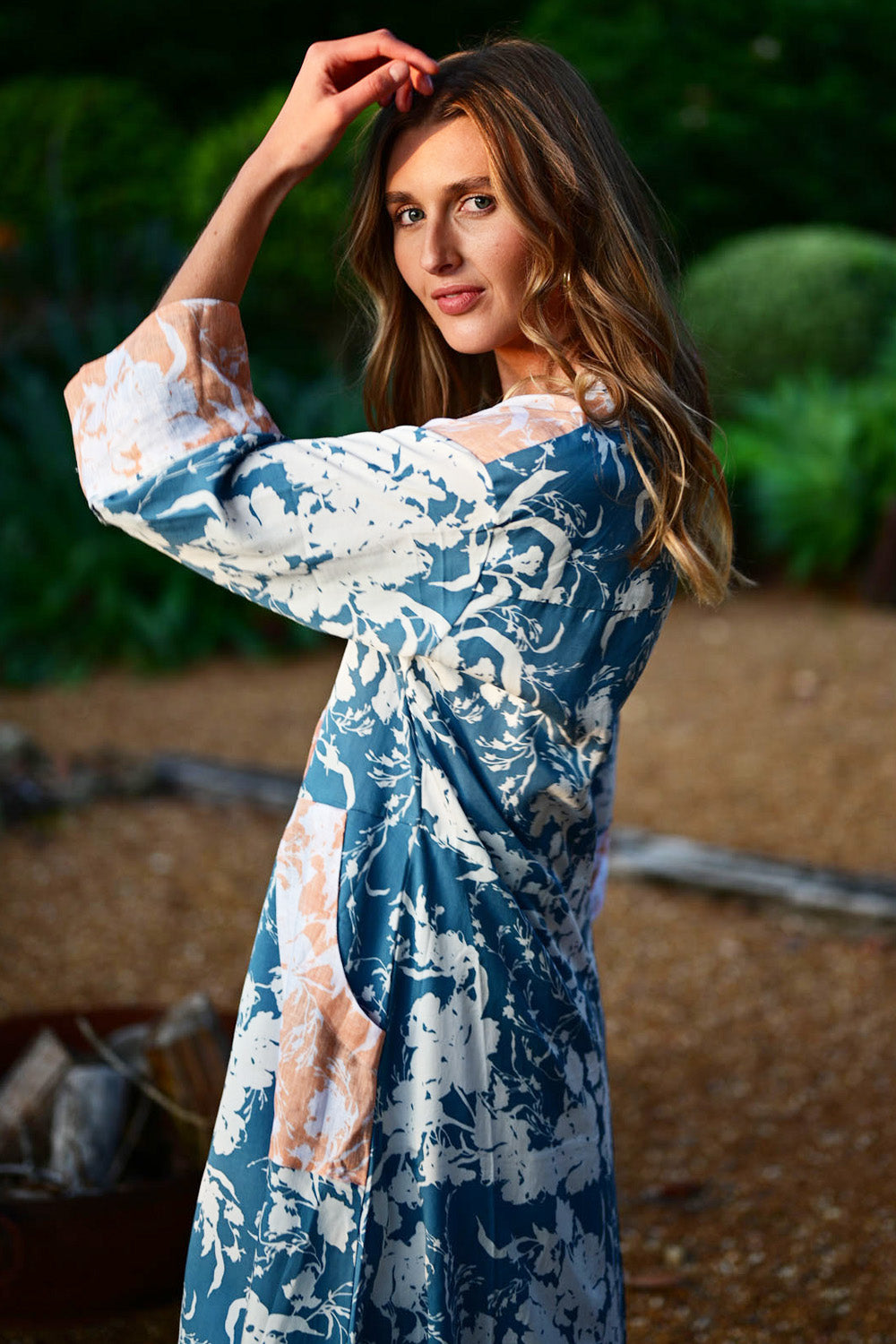 Kimono Splice Dress