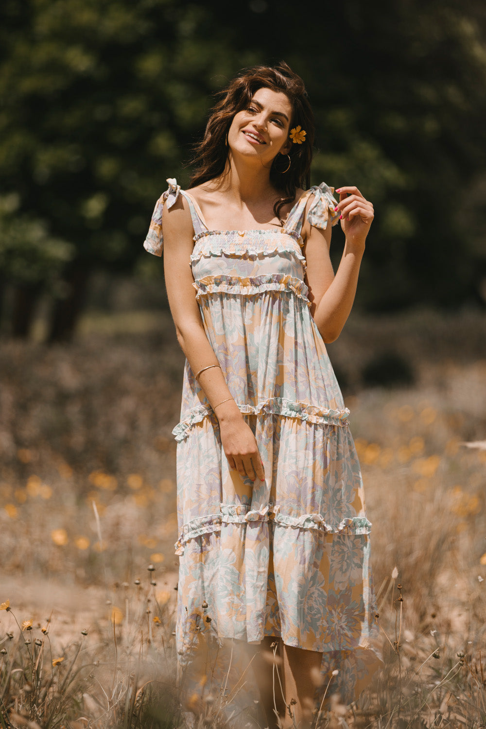 Sophia Dress Frida Print