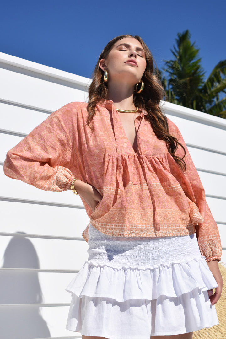 Daisey Blouse Peachy