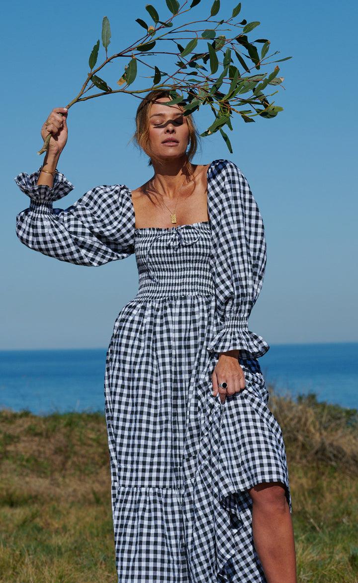 Gingham Amalfi Maxi Dress