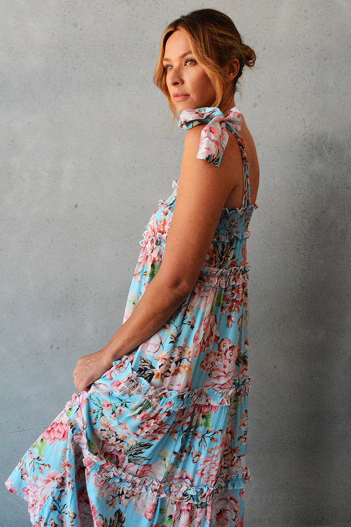 Sophia Dress Petal Print Floral