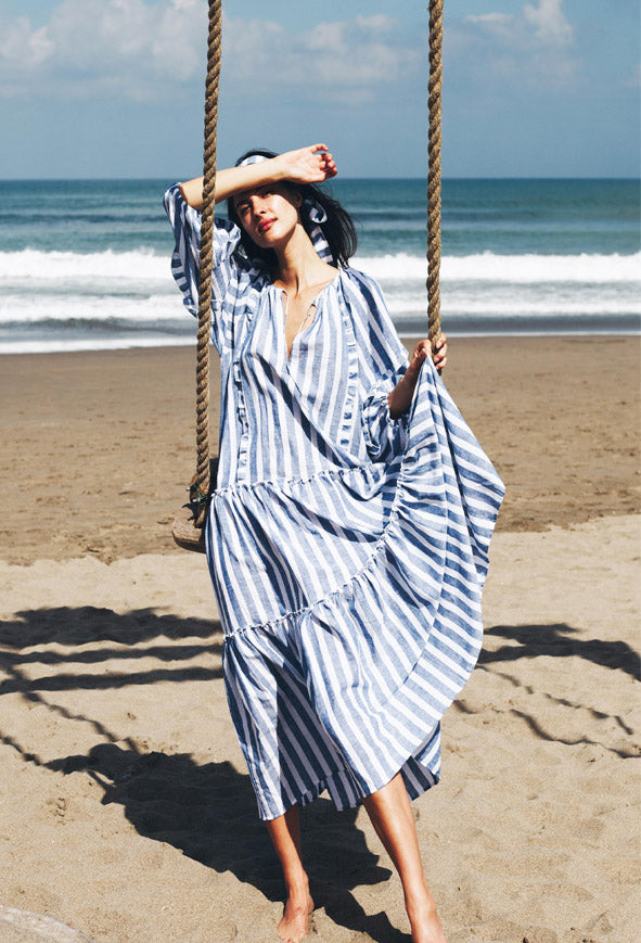 Florence Maxi Stripe Linen