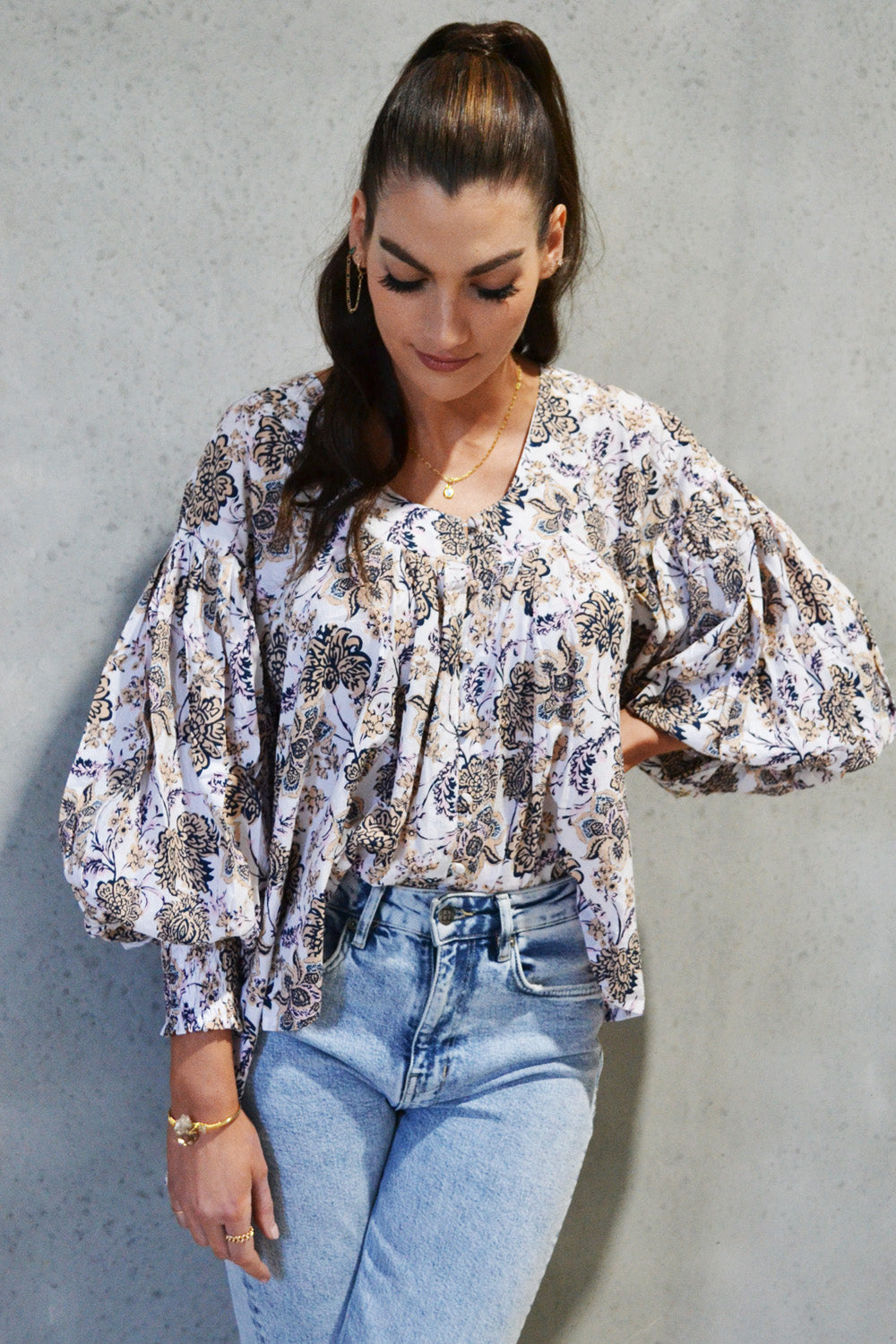 Siena Blouse Sorrento Print