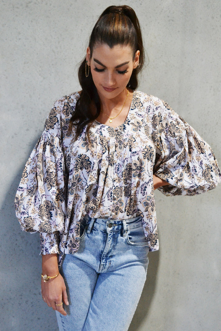 Siena Blouse Sorrento Print