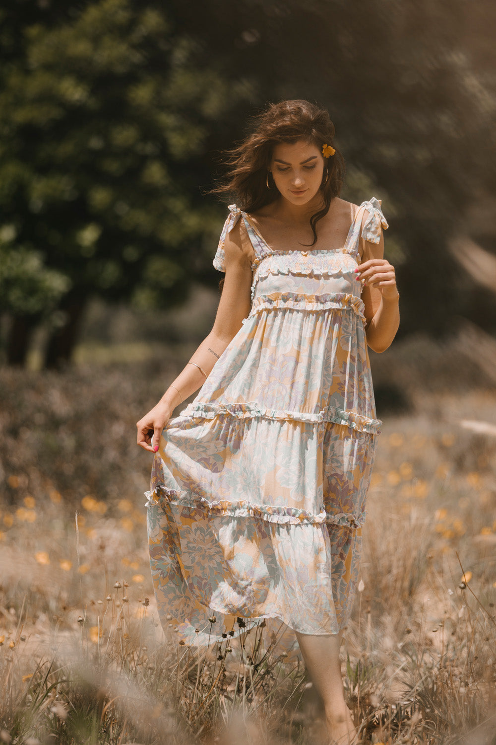 Sophia Dress Frida Print