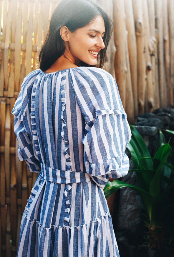 Florence Maxi Stripe Linen